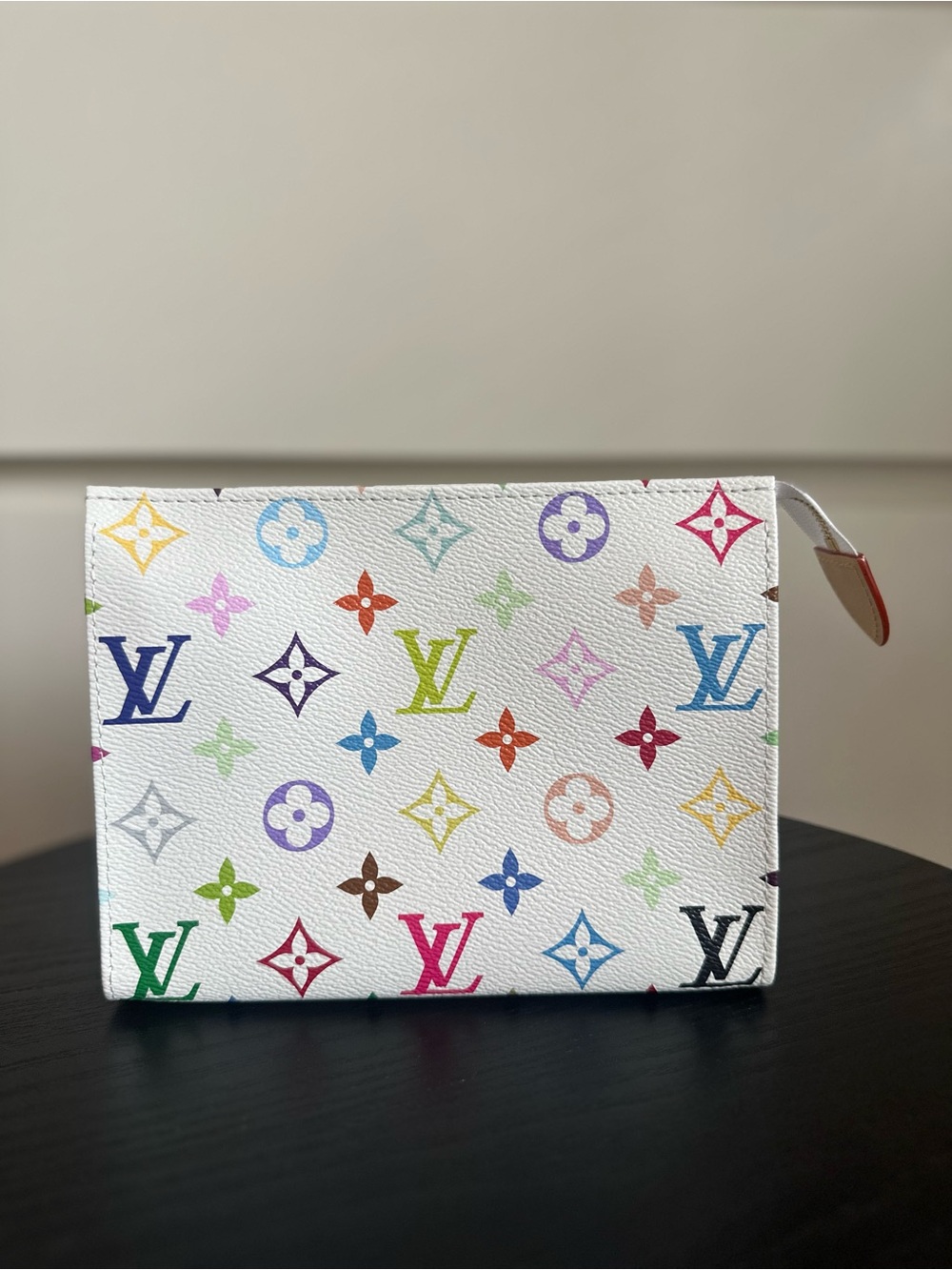 LV x TM Louis Vuitton x Murakami Multicolor Pochette Toilette MM 19